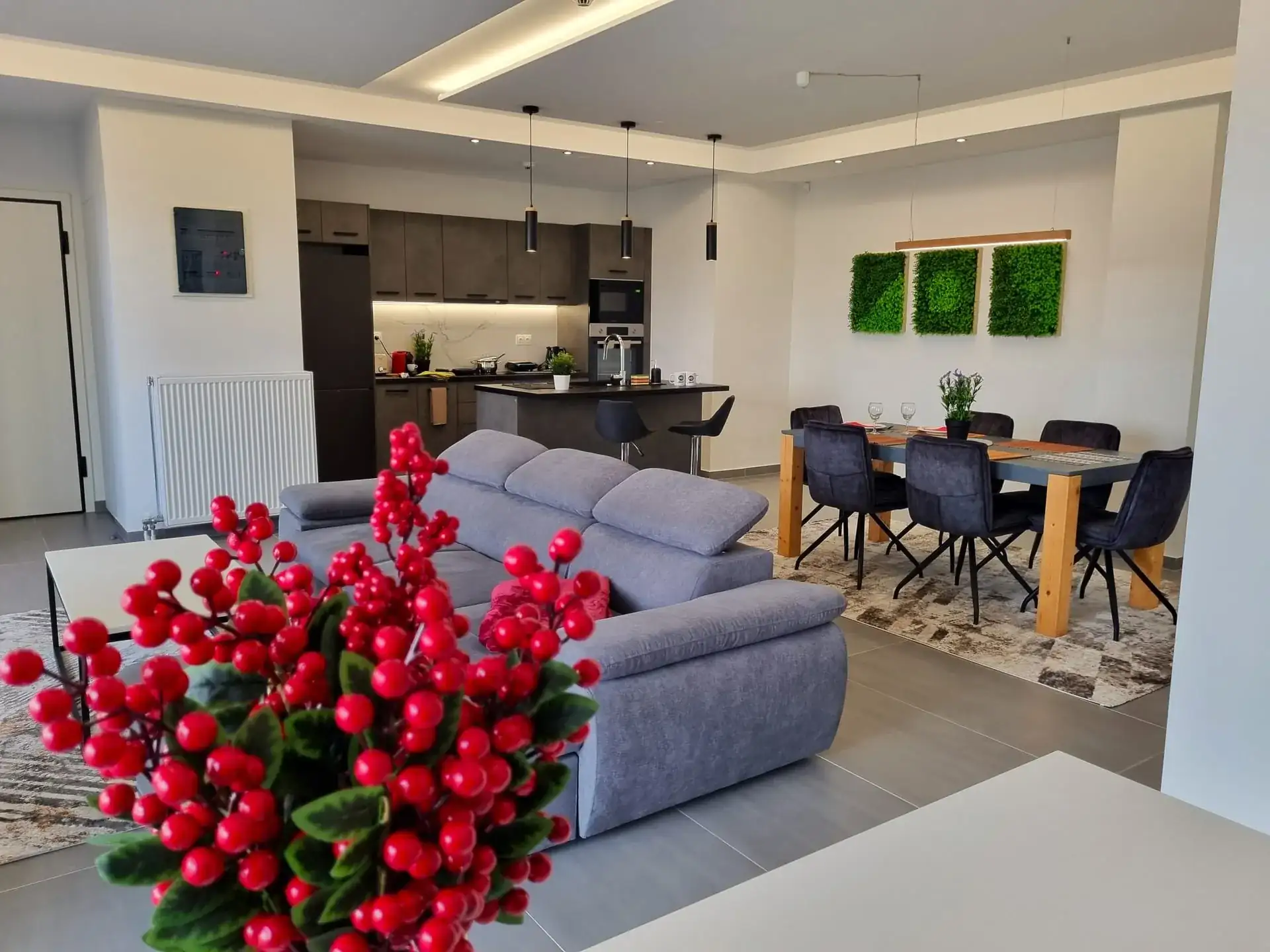 Expansive Deluxe Apartment with fully equipped kitchen and large living space